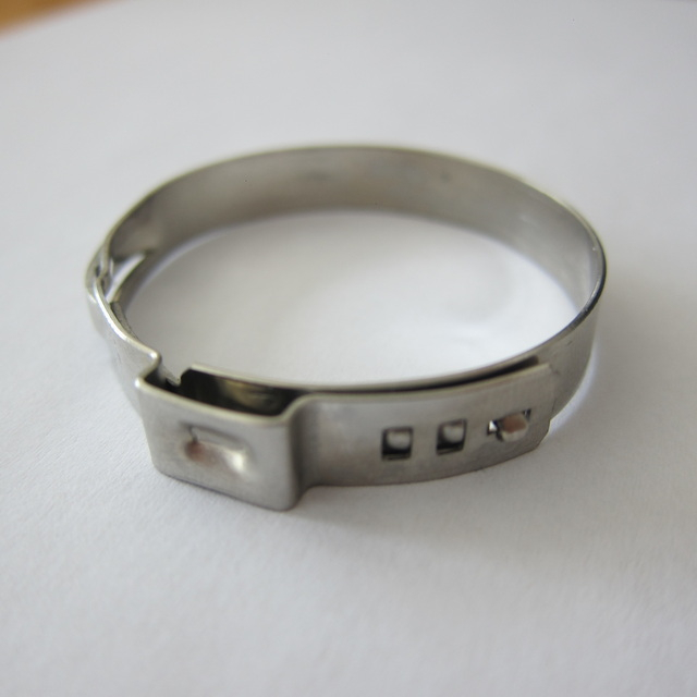 Single Ear Stepless Hose Clamp