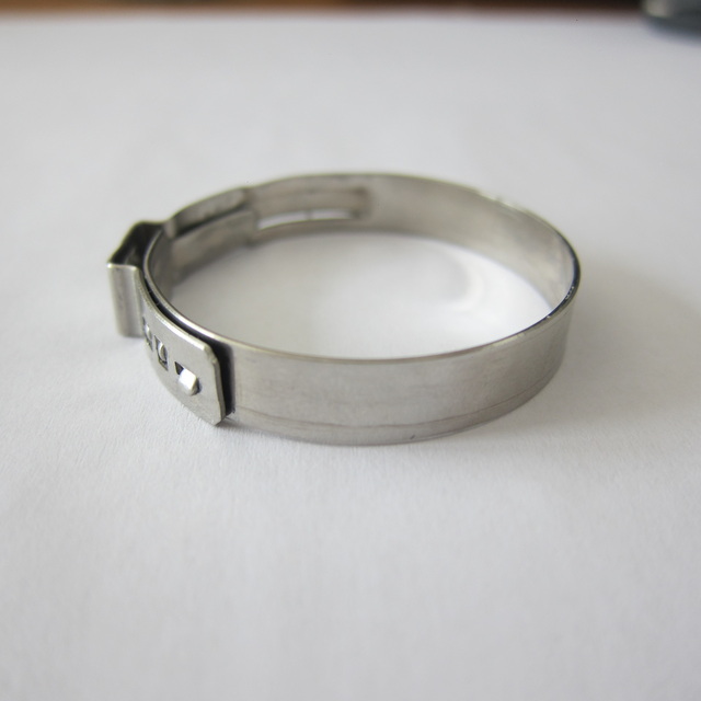 Single Ear Stepless Hose Clamp