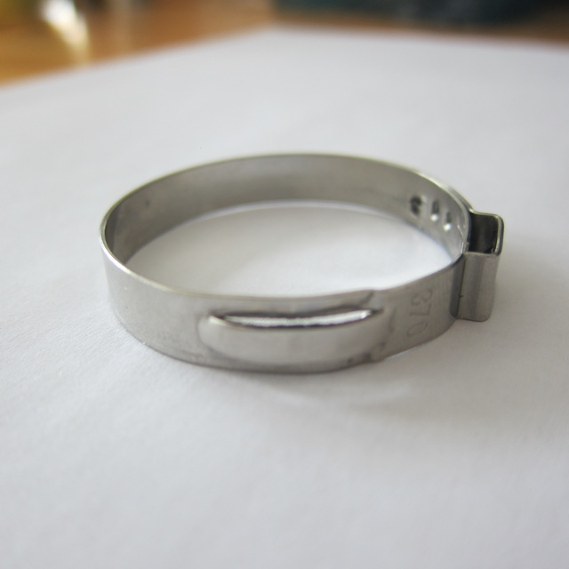 Single Ear Stepless Hose Clamp